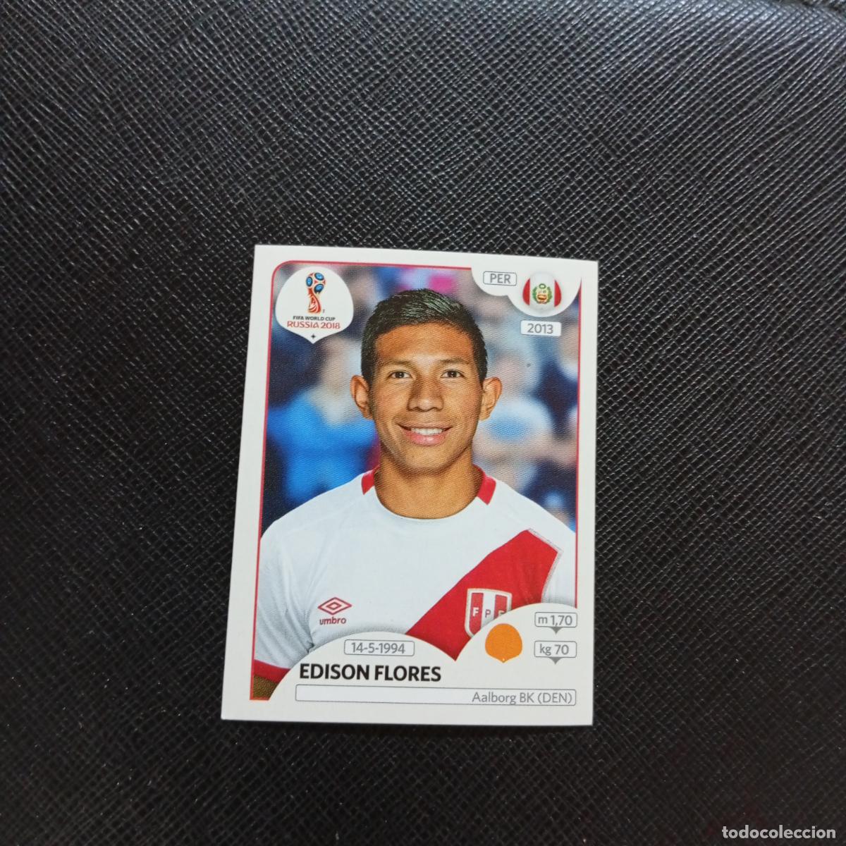 Figurine di Calcio: 246 EDISON FLORES PERU PANINI MUNDIAL RUSIA 2018 CROMO FUTBOL 18 - SIN PEGAR - CJ2 ....