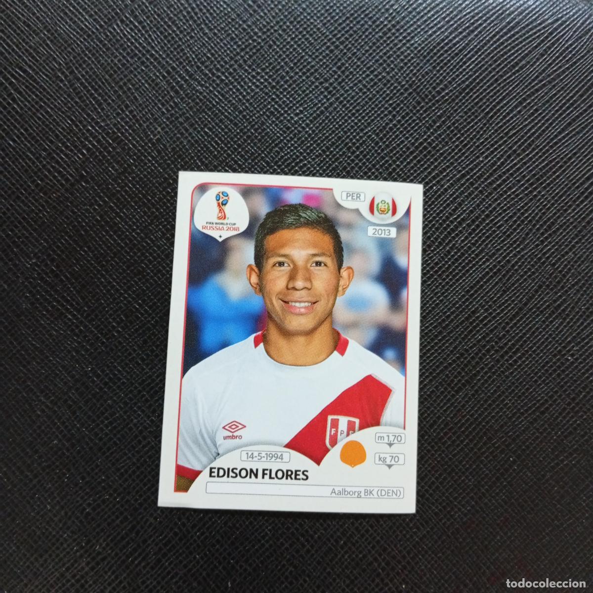 Figurine di Calcio: 246 EDISON FLORES PERU PANINI MUNDIAL RUSIA 2018 CROMO FUTBOL 18 - SIN PEGAR - CJ2 ....