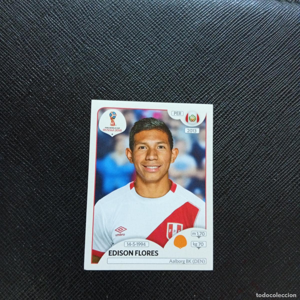 Figurine di Calcio: 246 EDISON FLORES PERU PANINI MUNDIAL RUSIA 2018 CROMO FUTBOL 18 - SIN PEGAR - CJ2 ....