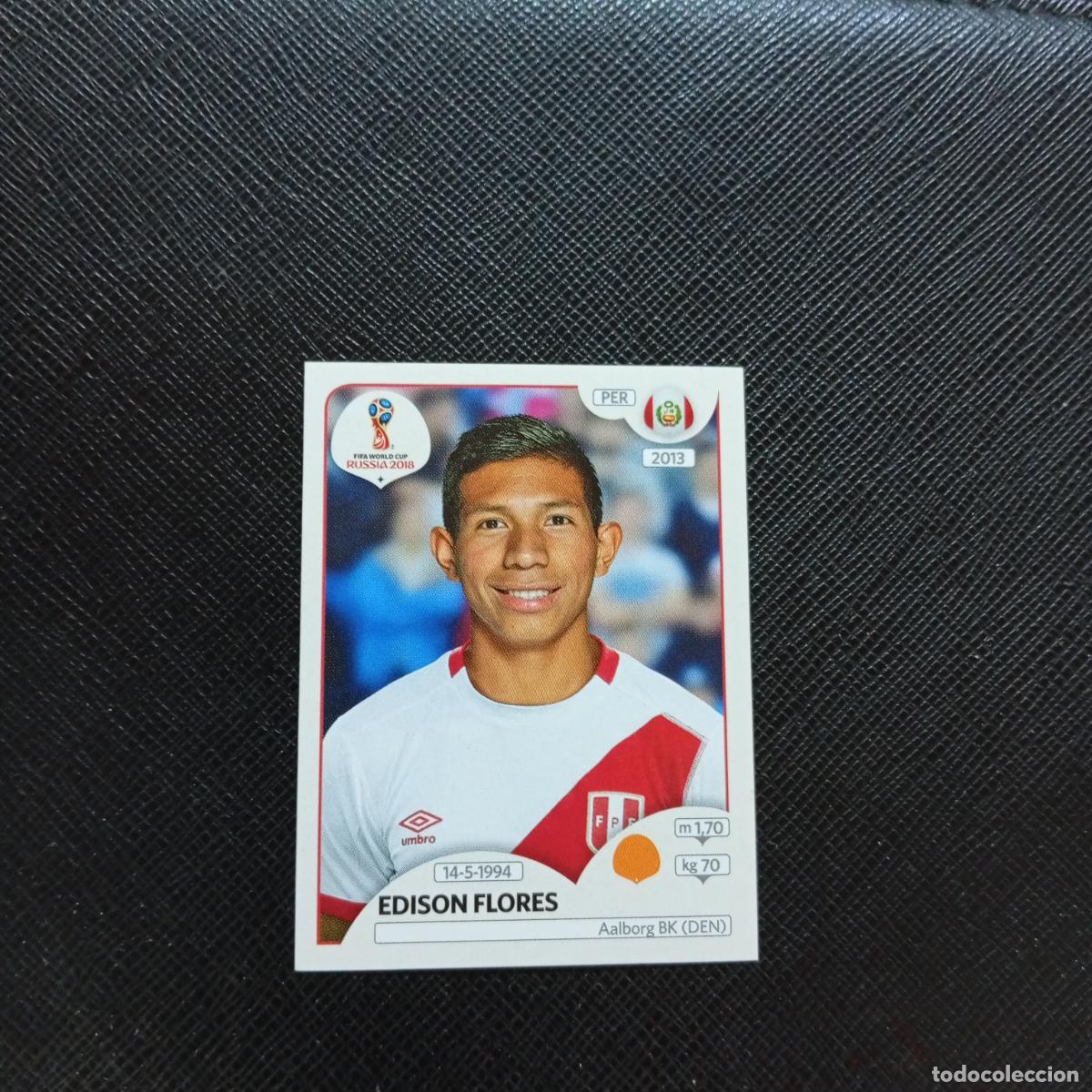 Figurine di Calcio: 246 EDISON FLORES PERU PANINI MUNDIAL RUSIA 2018 CROMO FUTBOL 18 - SIN PEGAR - CJ2 .....
