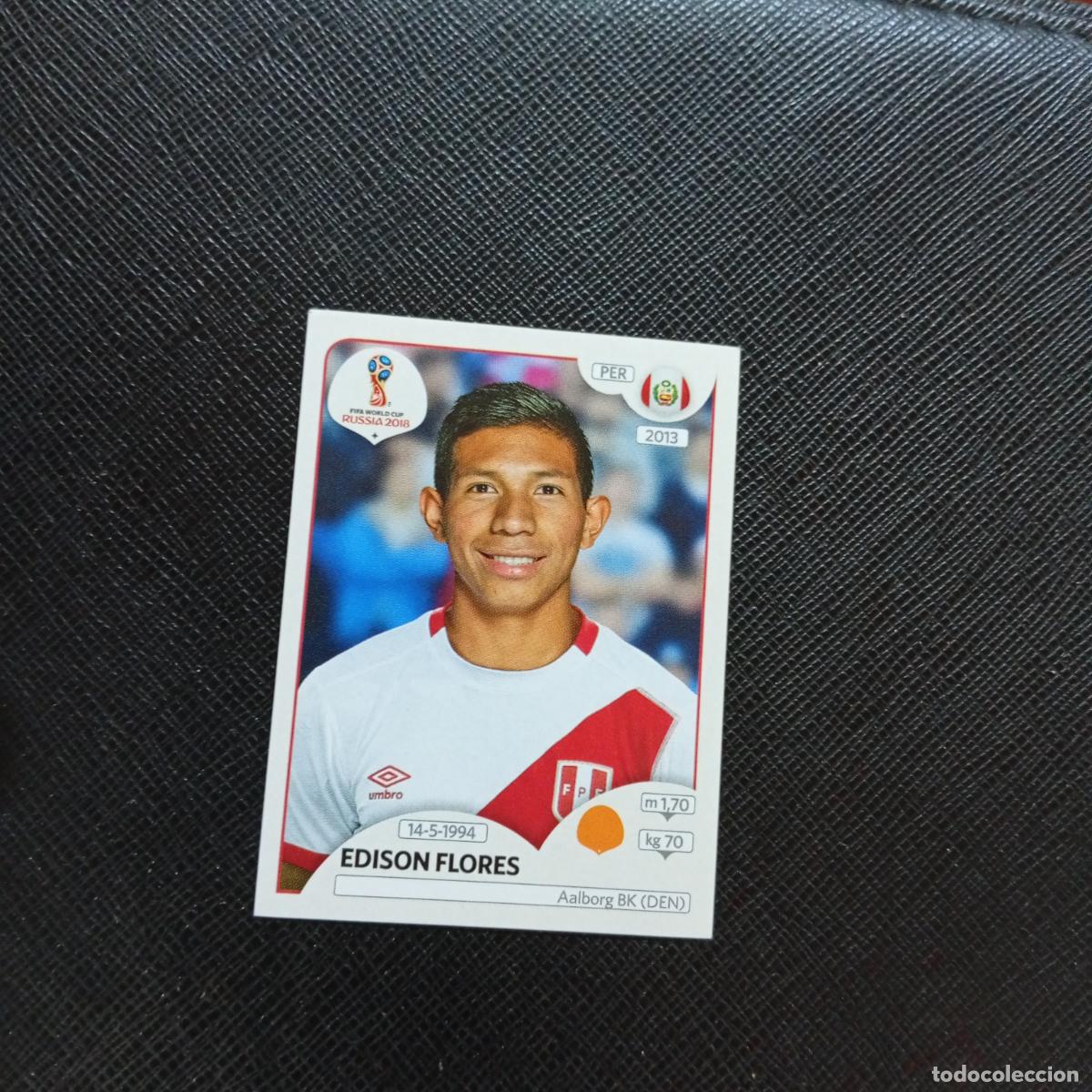 Figurine di Calcio: 246 EDISON FLORES PERU PANINI MUNDIAL RUSIA 2018 CROMO FUTBOL 18 - SIN PEGAR - CJ2 .....