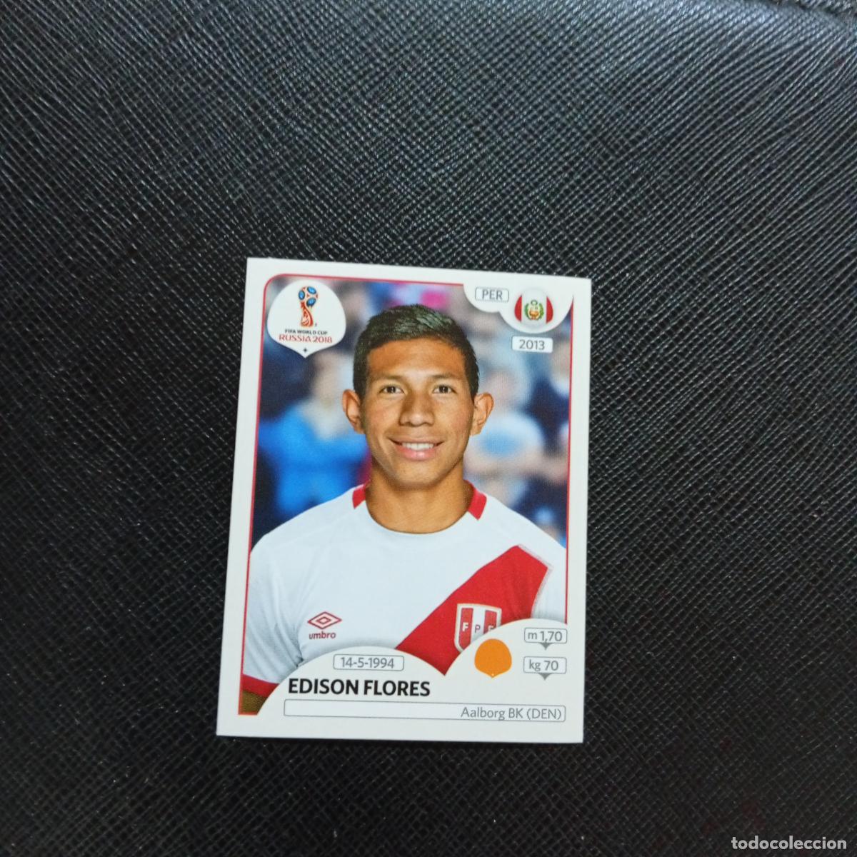 Figurine di Calcio: 246 EDISON FLORES PERU PANINI MUNDIAL RUSIA 2018 CROMO FUTBOL 18 - SIN PEGAR - CJ2 .....
