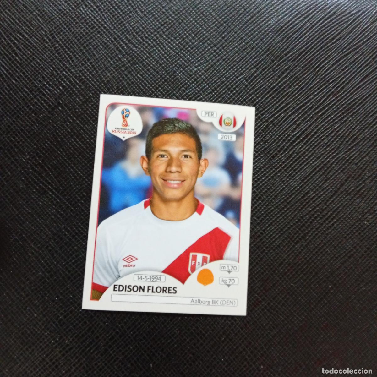Figurine di Calcio: 246 EDISON FLORES PERU PANINI MUNDIAL RUSIA 2018 CROMO FUTBOL 18 - SIN PEGAR - CJ2 ......