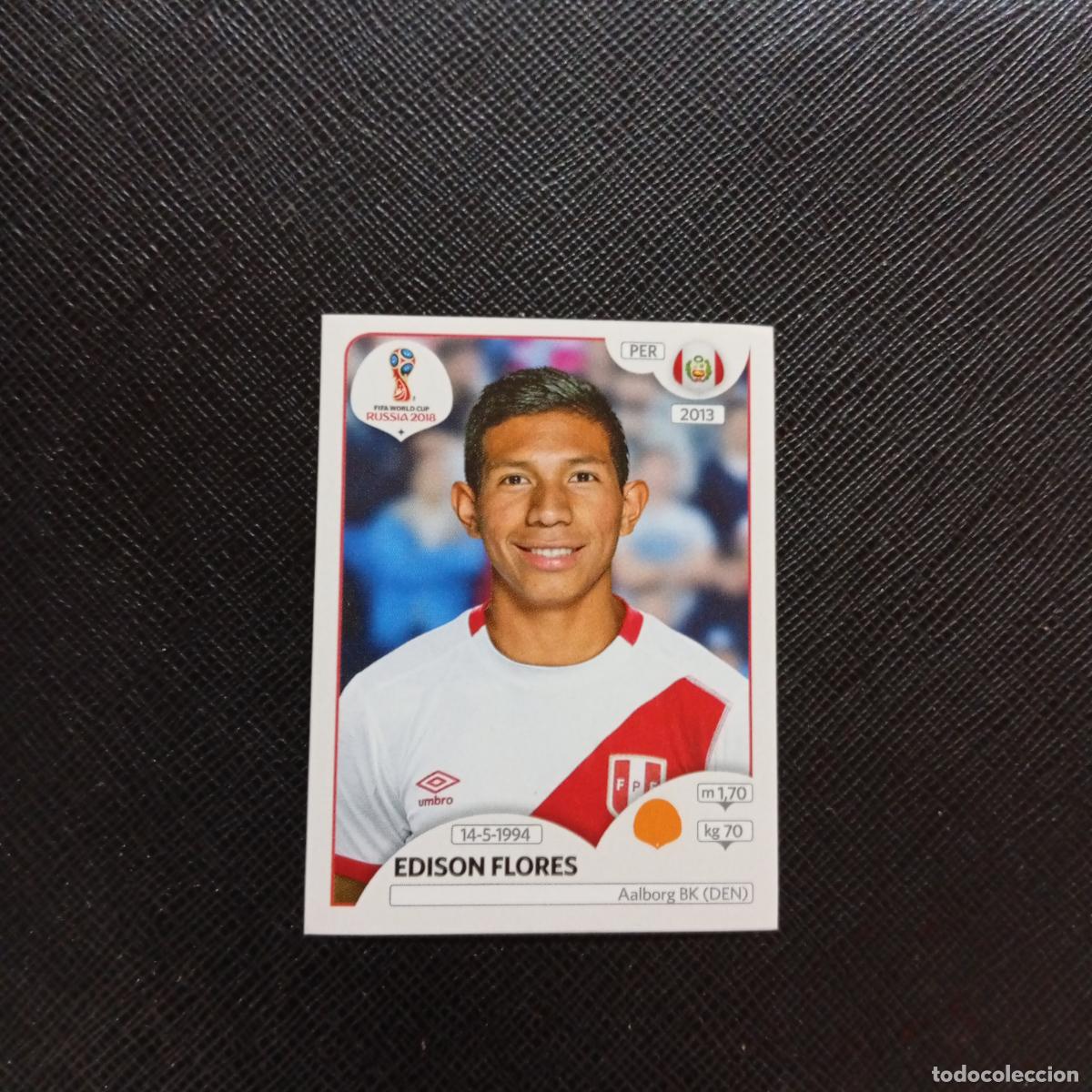Cromos de f&uacute;tbol: 246 EDISON FLORES PERU PANINI MUNDIAL RUSIA 2018 CROMO FUTBOL 18 - SIN PEGAR - CJ2 .......