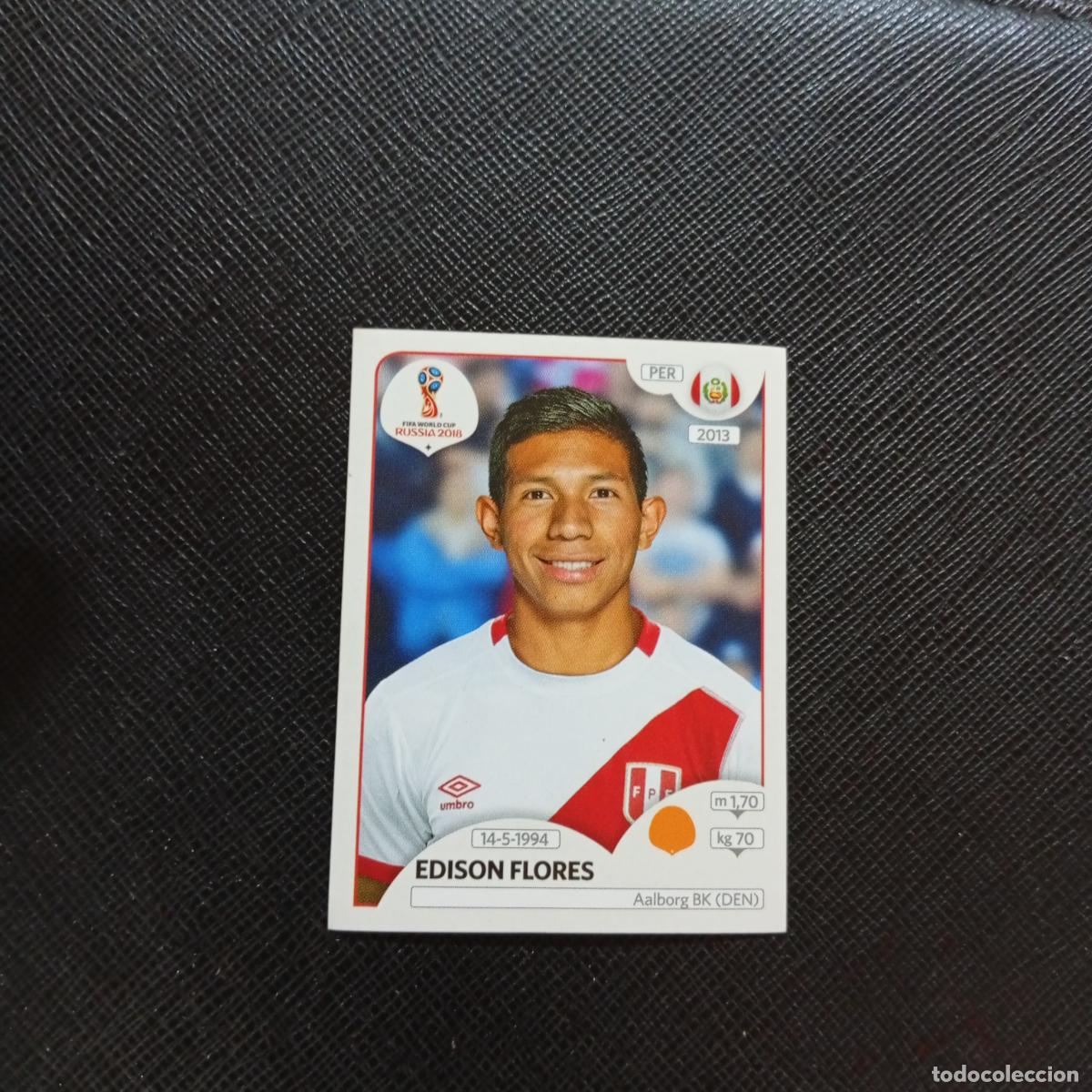 Cromos de f&uacute;tbol: 246 EDISON FLORES PERU PANINI MUNDIAL RUSIA 2018 CROMO FUTBOL 18 - SIN PEGAR - CJ2 ........