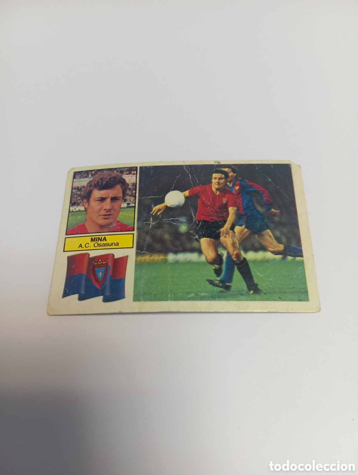 Cromos de f&uacute;tbol: MINA Osasuna Liga Este 1982 1983 NUEVO 82 83 SIN PEGAR
