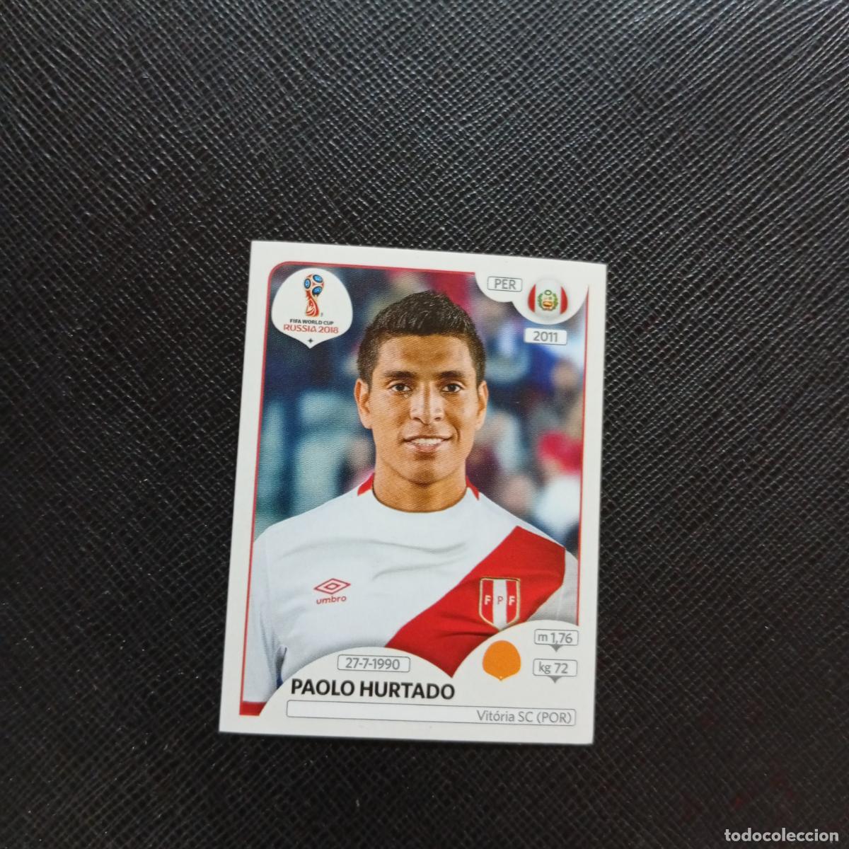 Cromos de Futebol: 247 PAOLO HURTADO PERU PANINI MUNDIAL RUSIA 2018 CROMO FUTBOL 18 - SIN PEGAR - CJ2