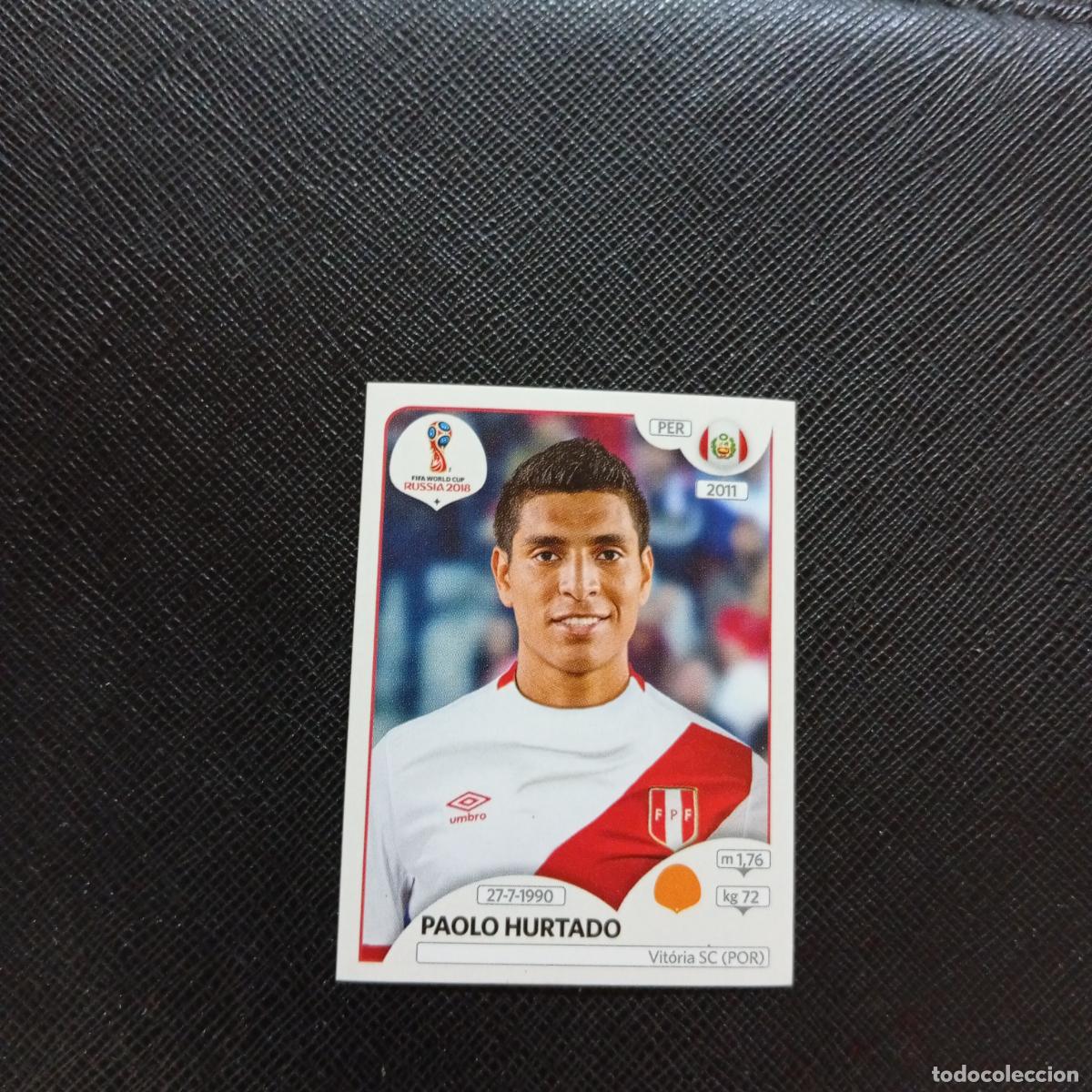 Cromos de Futebol: 247 PAOLO HURTADO PERU PANINI MUNDIAL RUSIA 2018 CROMO FUTBOL 18 - SIN PEGAR - CJ2 .