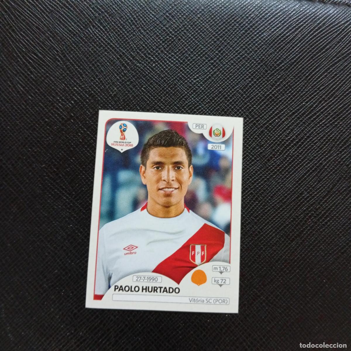 Cartes &agrave; collectionner de Football: 247 PAOLO HURTADO PERU PANINI MUNDIAL RUSIA 2018 CROMO FUTBOL 18 - SIN PEGAR - CJ2 ...