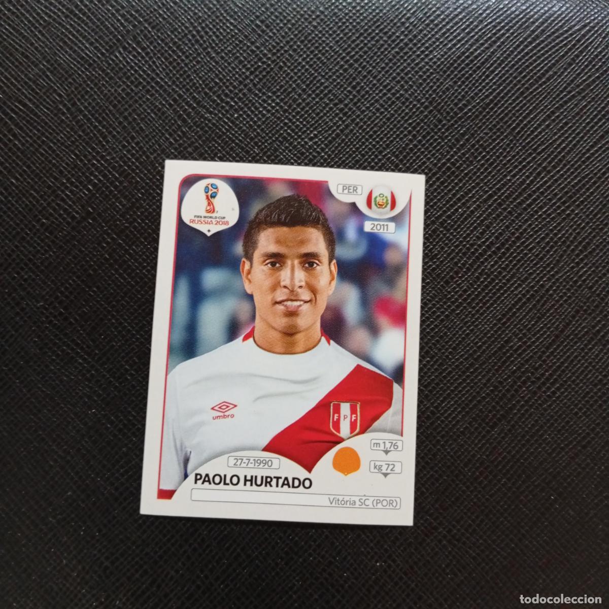 Cartes &agrave; collectionner de Football: 247 PAOLO HURTADO PERU PANINI MUNDIAL RUSIA 2018 CROMO FUTBOL 18 - SIN PEGAR - CJ2 ....