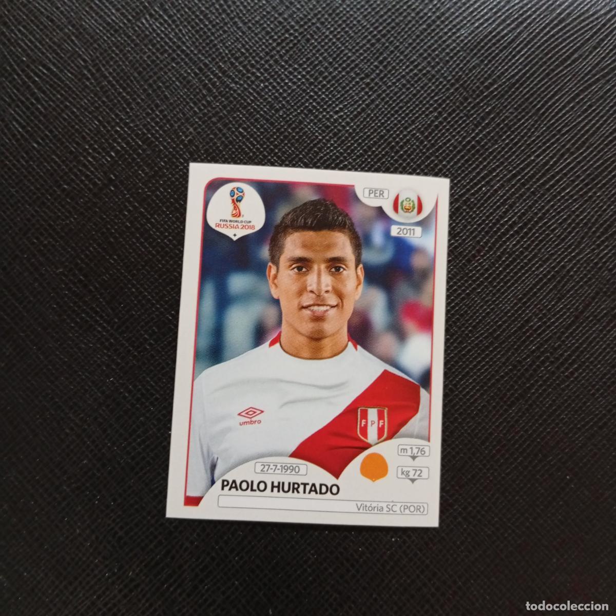 Cartes &agrave; collectionner de Football: 247 PAOLO HURTADO PERU PANINI MUNDIAL RUSIA 2018 CROMO FUTBOL 18 - SIN PEGAR - CJ2 .....