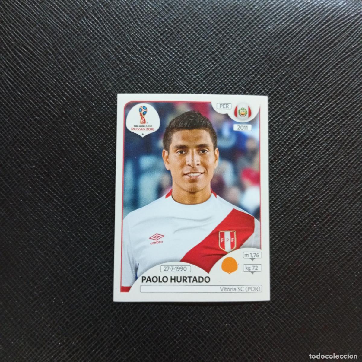 Cartes &agrave; collectionner de Football: 247 PAOLO HURTADO PERU PANINI MUNDIAL RUSIA 2018 CROMO FUTBOL 18 - SIN PEGAR - CJ2 .....