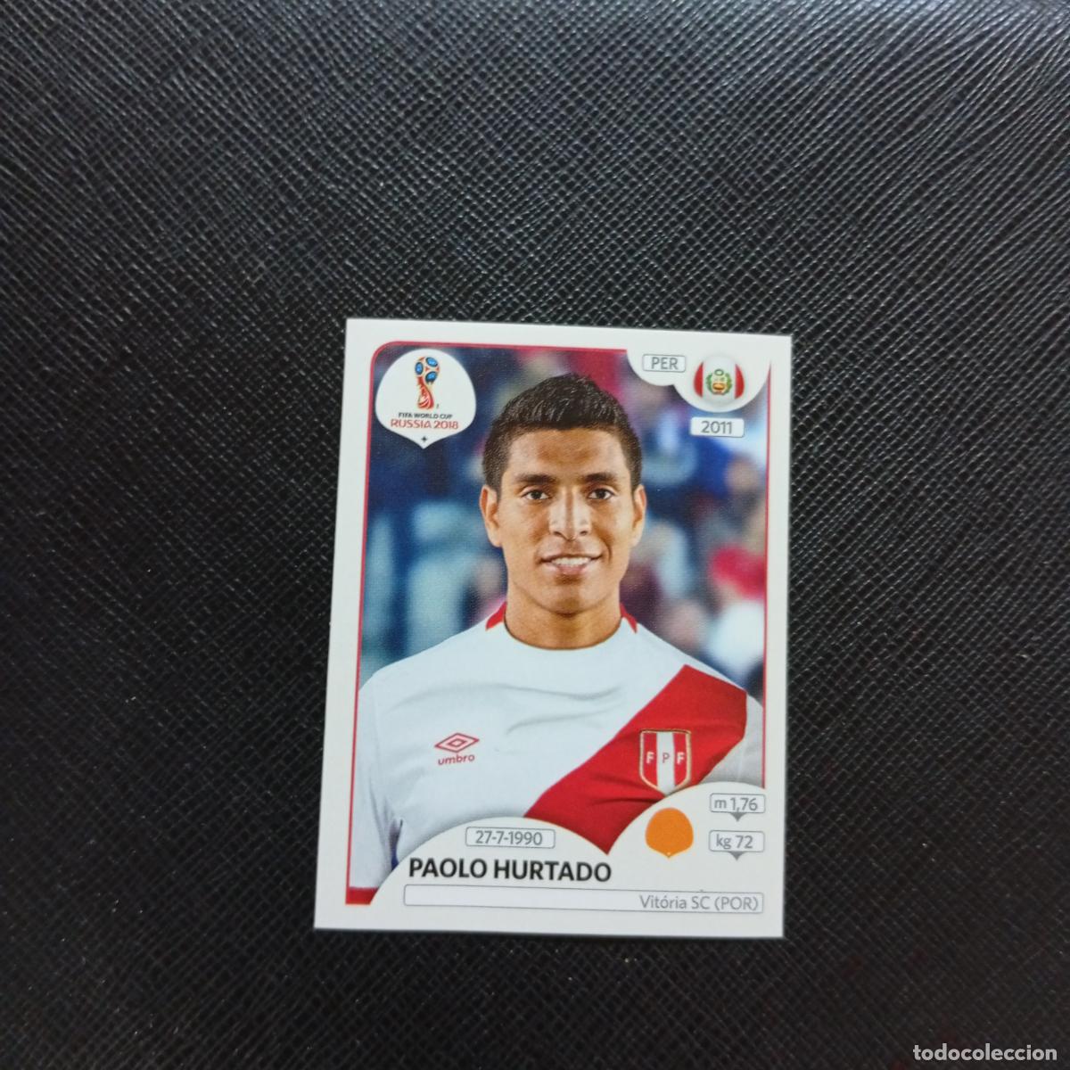 Cartes &agrave; collectionner de Football: 247 PAOLO HURTADO PERU PANINI MUNDIAL RUSIA 2018 CROMO FUTBOL 18 - SIN PEGAR - CJ2 .....