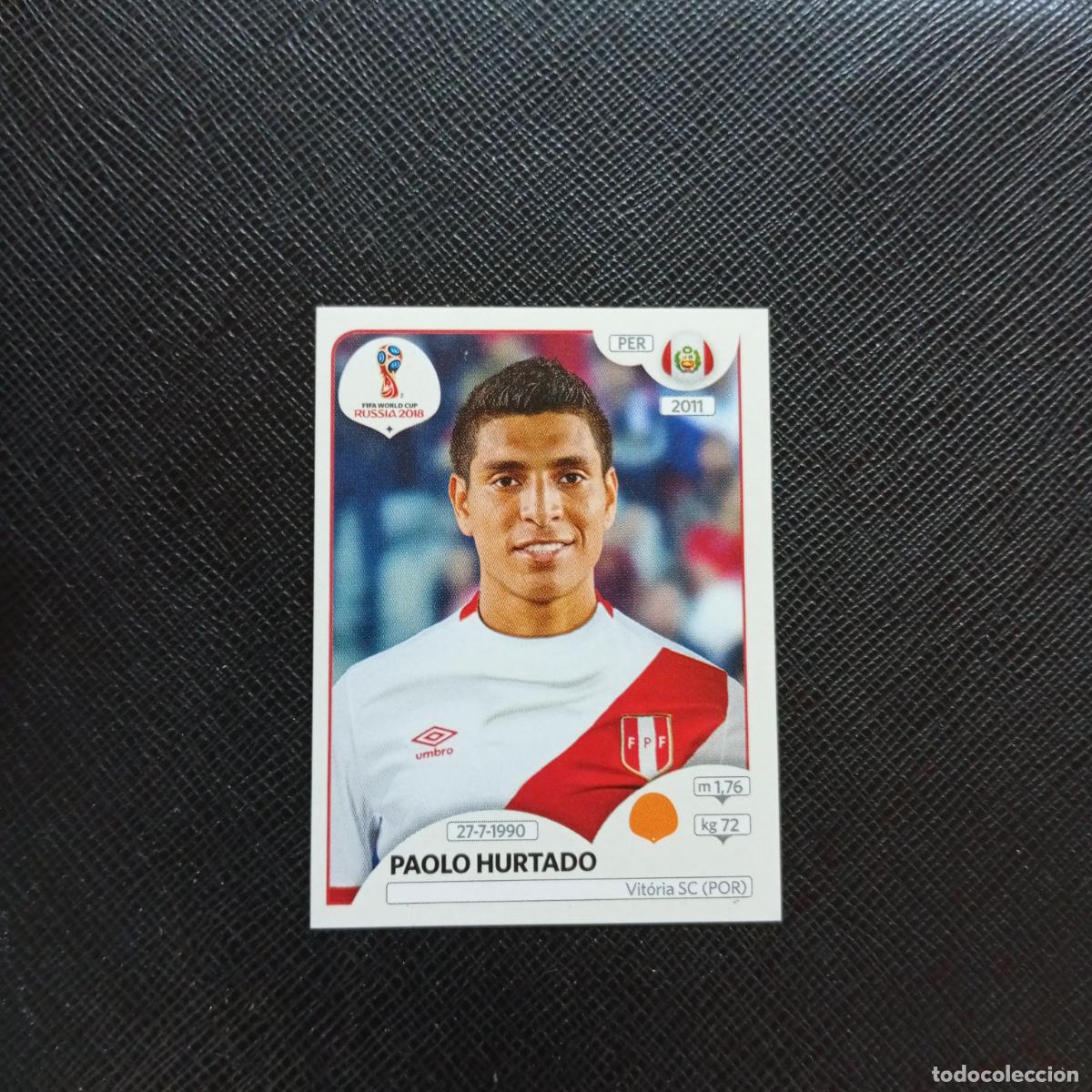 Cartes &agrave; collectionner de Football: 247 PAOLO HURTADO PERU PANINI MUNDIAL RUSIA 2018 CROMO FUTBOL 18 - SIN PEGAR - CJ2 .....