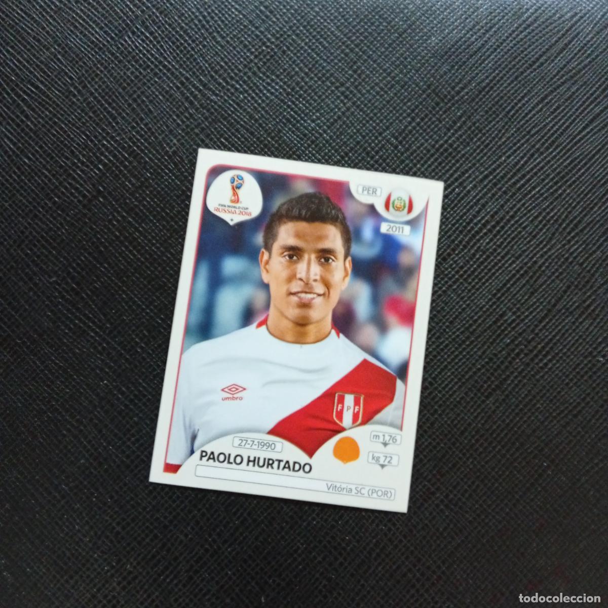 Cartes &agrave; collectionner de Football: 247 PAOLO HURTADO PERU PANINI MUNDIAL RUSIA 2018 CROMO FUTBOL 18 - SIN PEGAR - CJ2 .......