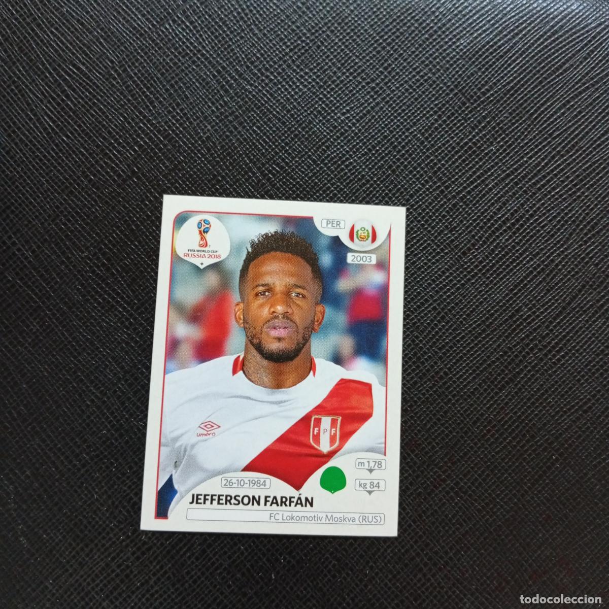 Fu&szlig;ball-Sticker: 249 JEFFERSON FARFAN PERU PANINI MUNDIAL RUSIA 2018 CROMO FUTBOL 18 - SIN PEGAR - CJ2 ...