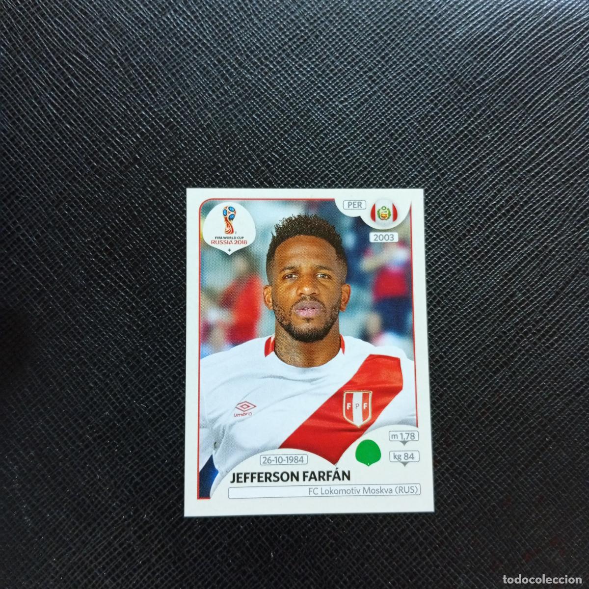 Fu&szlig;ball-Sticker: 249 JEFFERSON FARFAN PERU PANINI MUNDIAL RUSIA 2018 CROMO FUTBOL 18 - SIN PEGAR - CJ2 ...