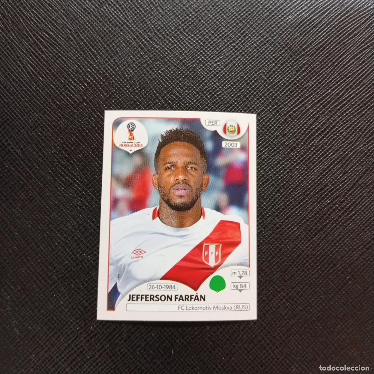 Figurine di Calcio: 249 JEFFERSON FARFAN PERU PANINI MUNDIAL RUSIA 2018 CROMO FUTBOL 18 - SIN PEGAR - CJ2 ...