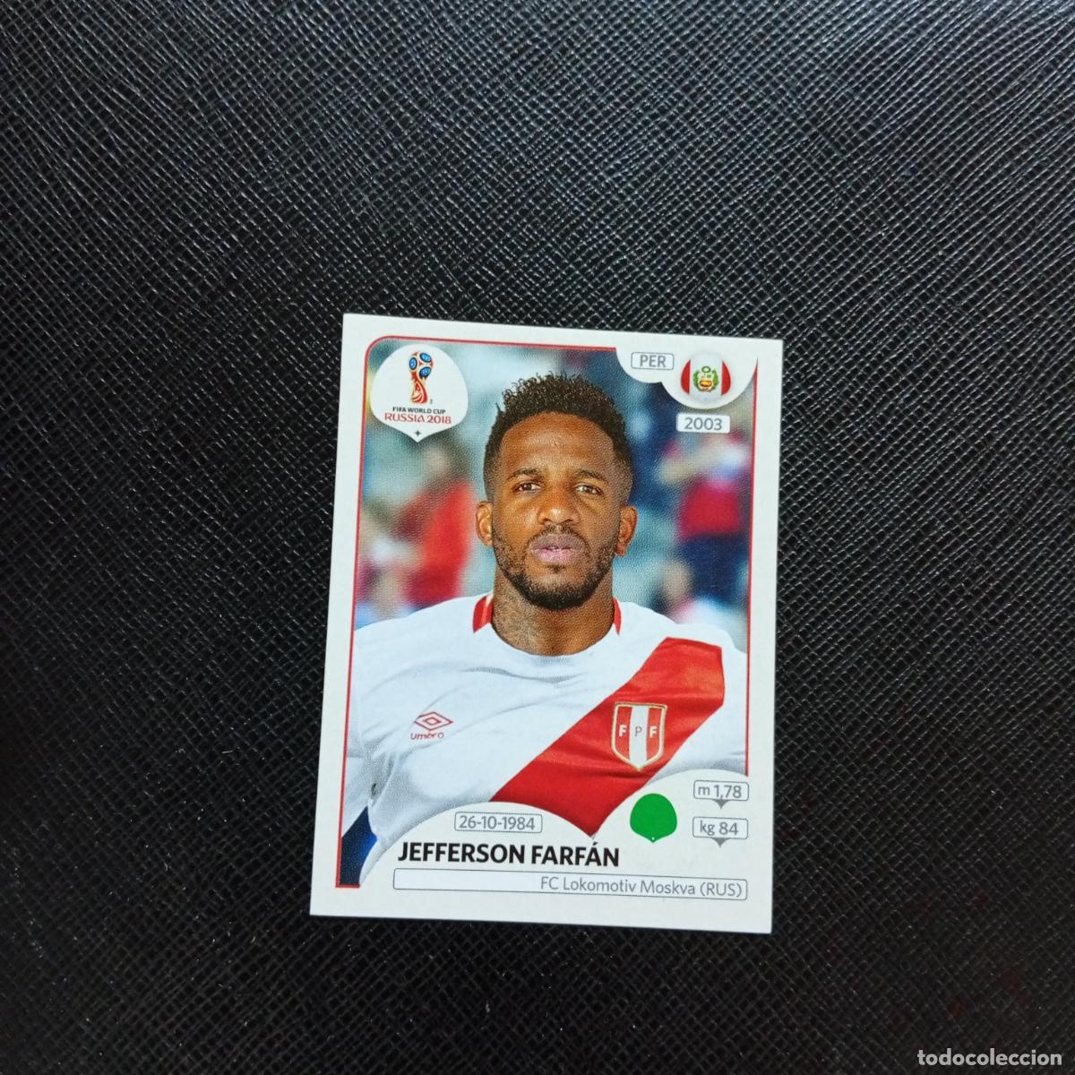 Figurine di Calcio: 249 JEFFERSON FARFAN PERU PANINI MUNDIAL RUSIA 2018 CROMO FUTBOL 18 - SIN PEGAR - CJ2 ....