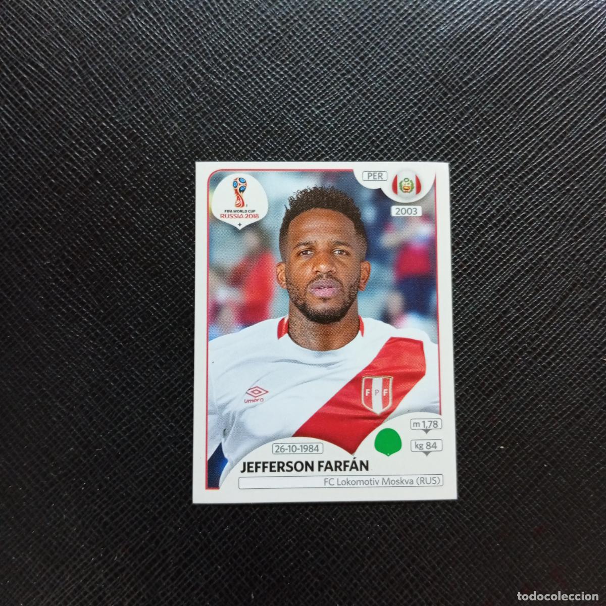 Figurine di Calcio: 249 JEFFERSON FARFAN PERU PANINI MUNDIAL RUSIA 2018 CROMO FUTBOL 18 - SIN PEGAR - CJ2 .....