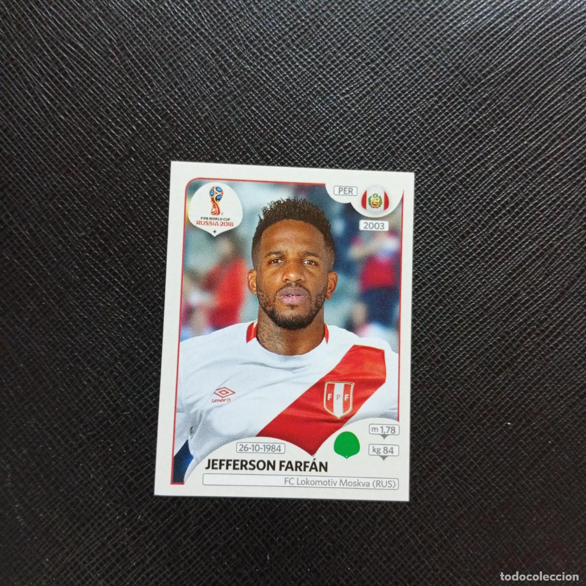 Figurine di Calcio: 249 JEFFERSON FARFAN PERU PANINI MUNDIAL RUSIA 2018 CROMO FUTBOL 18 - SIN PEGAR - CJ2 .....