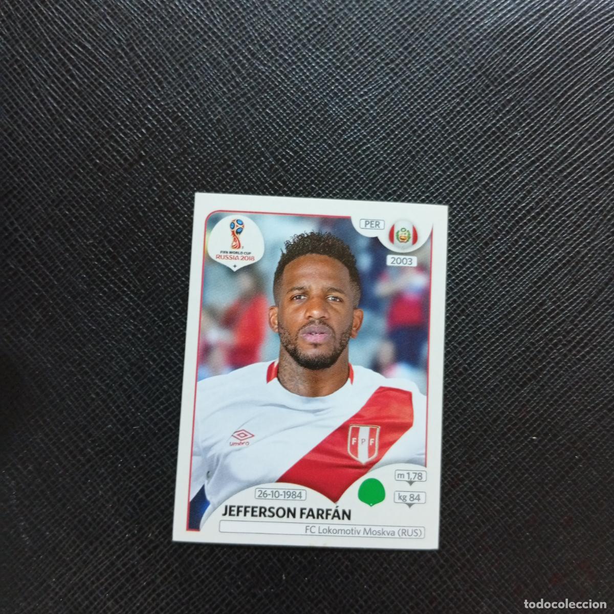 Figurine di Calcio: 249 JEFFERSON FARFAN PERU PANINI MUNDIAL RUSIA 2018 CROMO FUTBOL 18 - SIN PEGAR - CJ2 .....