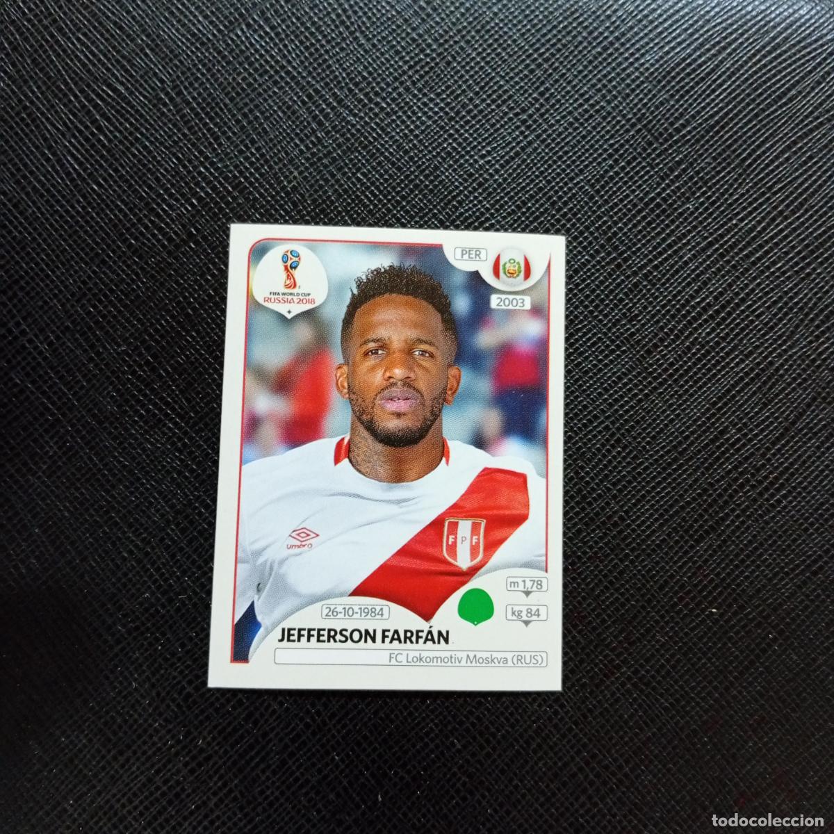 Figurine di Calcio: 249 JEFFERSON FARFAN PERU PANINI MUNDIAL RUSIA 2018 CROMO FUTBOL 18 - SIN PEGAR - CJ2 .....