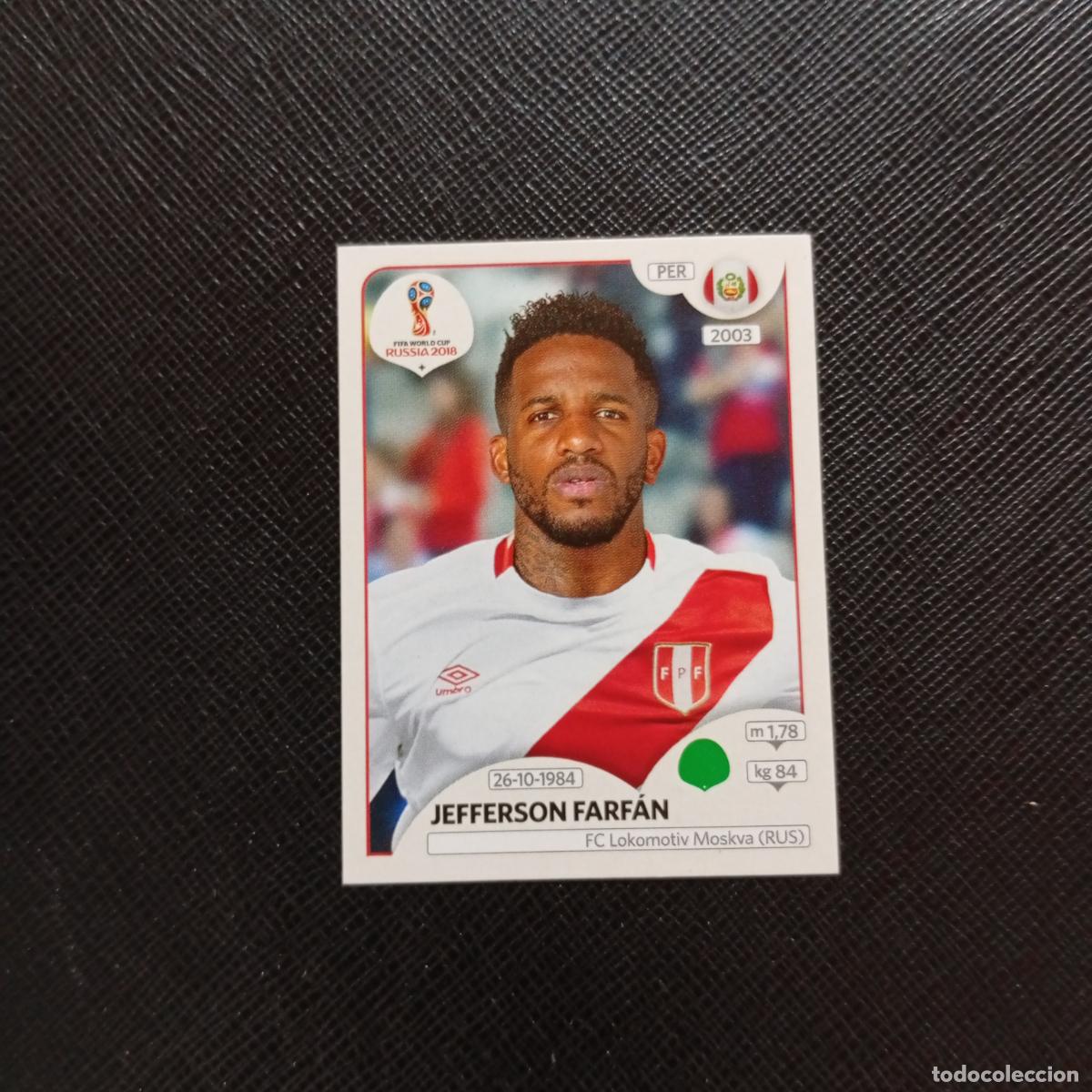 Figurine di Calcio: 249 JEFFERSON FARFAN PERU PANINI MUNDIAL RUSIA 2018 CROMO FUTBOL 18 - SIN PEGAR - CJ2 ......
