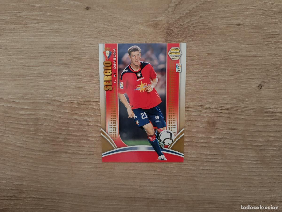 Figurine di Calcio: CROMO DE FUTBOL PANINI SERGIO 185 OSASUNA MEGACRACKS 2009 2010 09 10 D726
