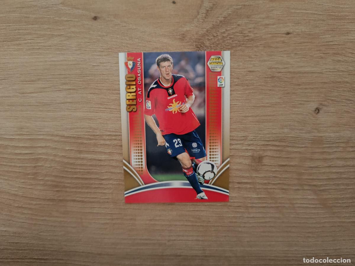 Figurine di Calcio: CROMO DE FUTBOL PANINI SERGIO 185 OSASUNA MEGACRACKS 2009 2010 09 10 D726