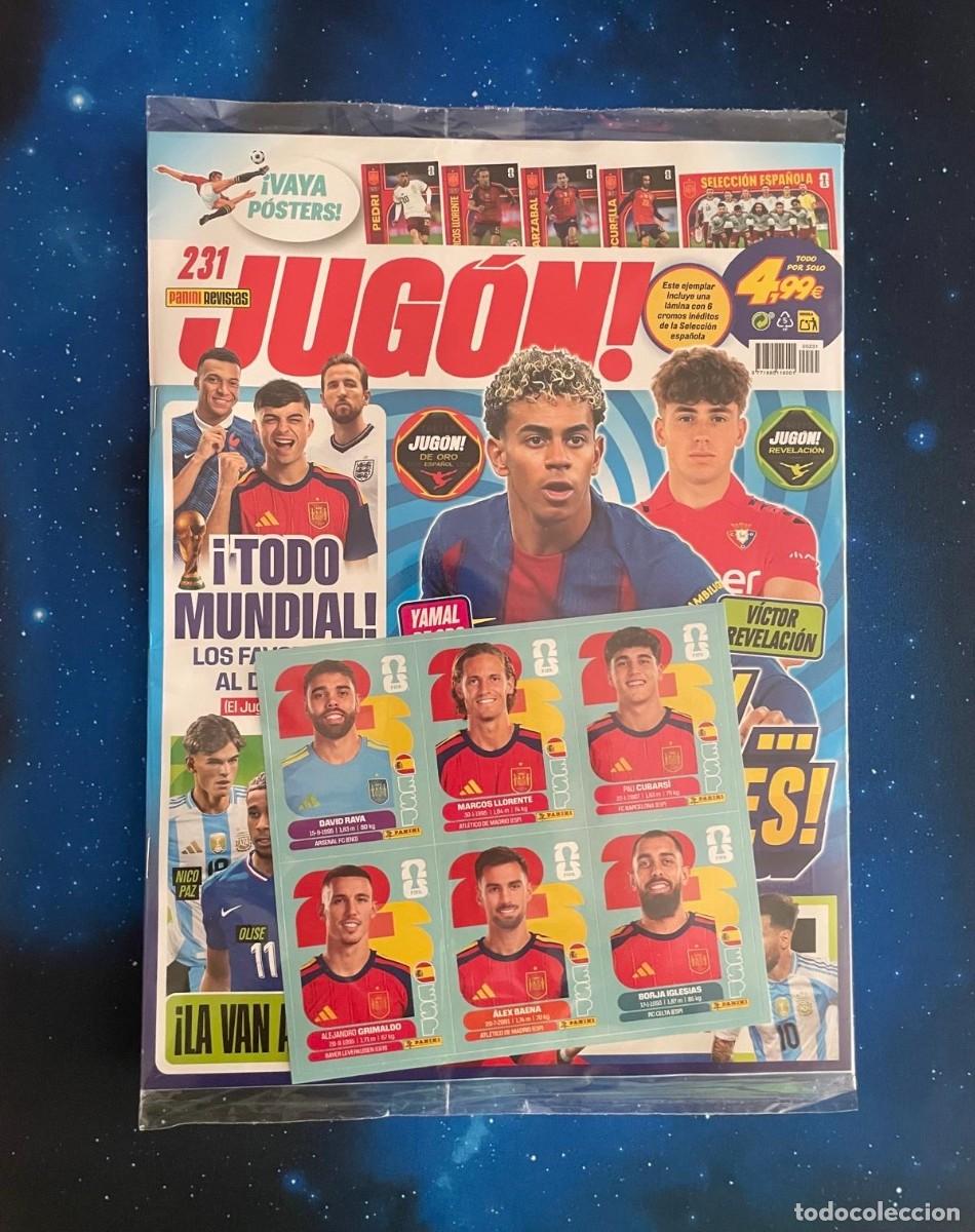 Figurine di Calcio: Revista Jug&oacute;n N&ordm;231 Mundial FIFA 2026 Precintada + L&aacute;mina Espa&ntilde;a (Sin Sobres)