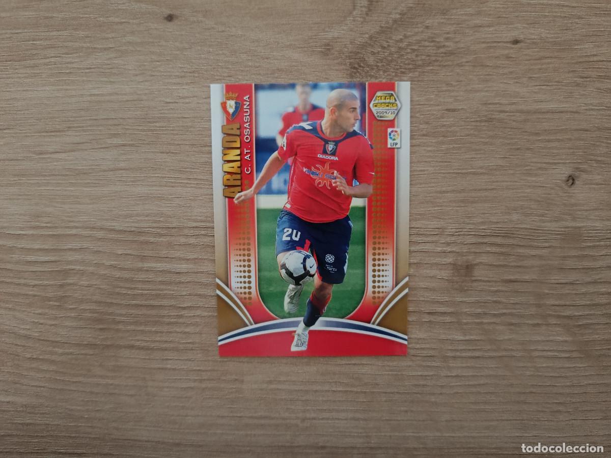 Cromos de f&uacute;tbol: CROMO DE FUTBOL PANINI ARANDA 195 OSASUNA MEGACRACKS 2009 2010 09 10 D726