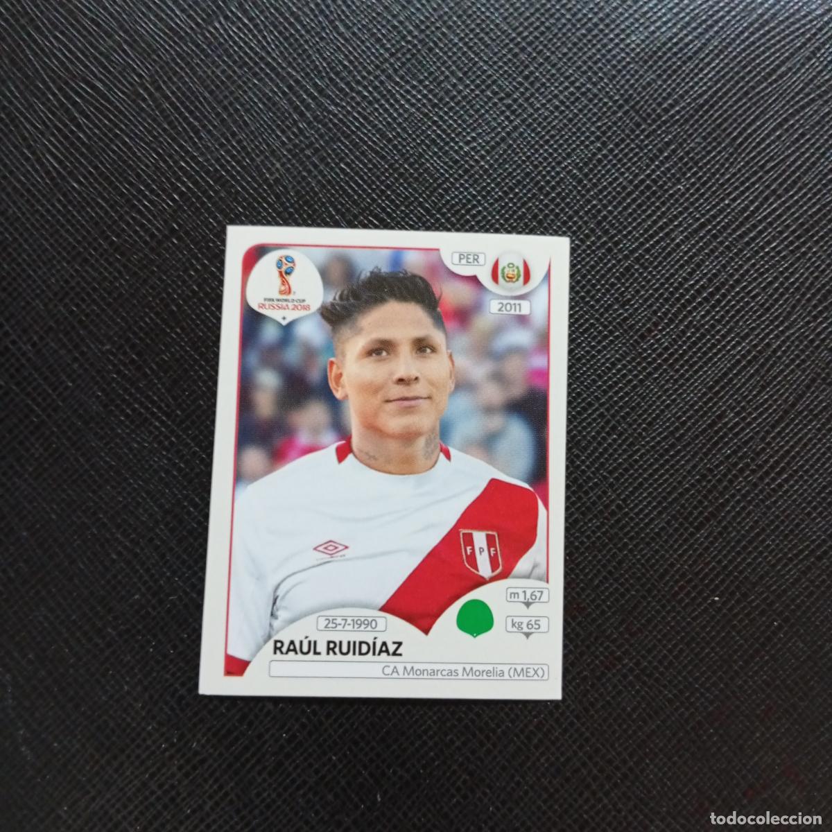 Cromos de f&uacute;tbol: 250 RAUL RUIDIAZ PERU PANINI MUNDIAL RUSIA 2018 CROMO FUTBOL 18 - SIN PEGAR - CJ2 .