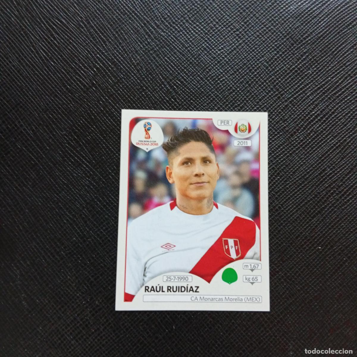 Cromos de f&uacute;tbol: 250 RAUL RUIDIAZ PERU PANINI MUNDIAL RUSIA 2018 CROMO FUTBOL 18 - SIN PEGAR - CJ2