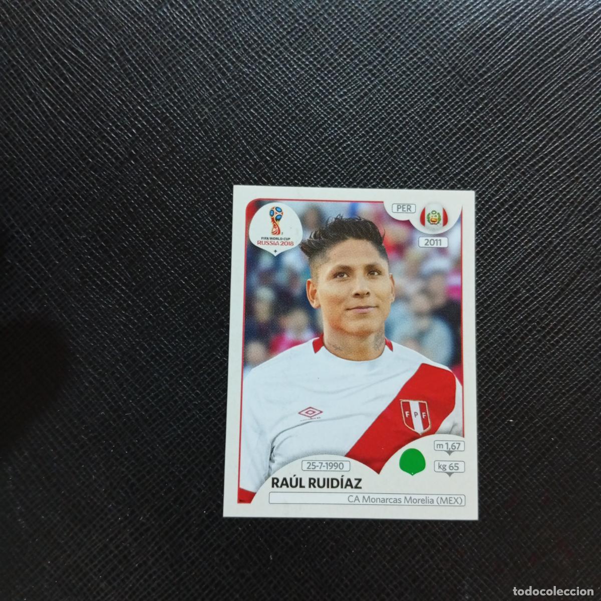 Cromos de f&uacute;tbol: 250 RAUL RUIDIAZ PERU PANINI MUNDIAL RUSIA 2018 CROMO FUTBOL 18 - SIN PEGAR - CJ2 ....