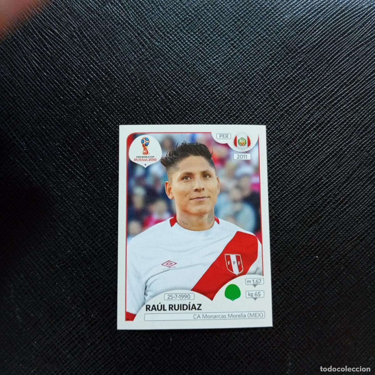 Cromos de f&uacute;tbol: 250 RAUL RUIDIAZ PERU PANINI MUNDIAL RUSIA 2018 CROMO FUTBOL 18 - SIN PEGAR - CJ2 ....