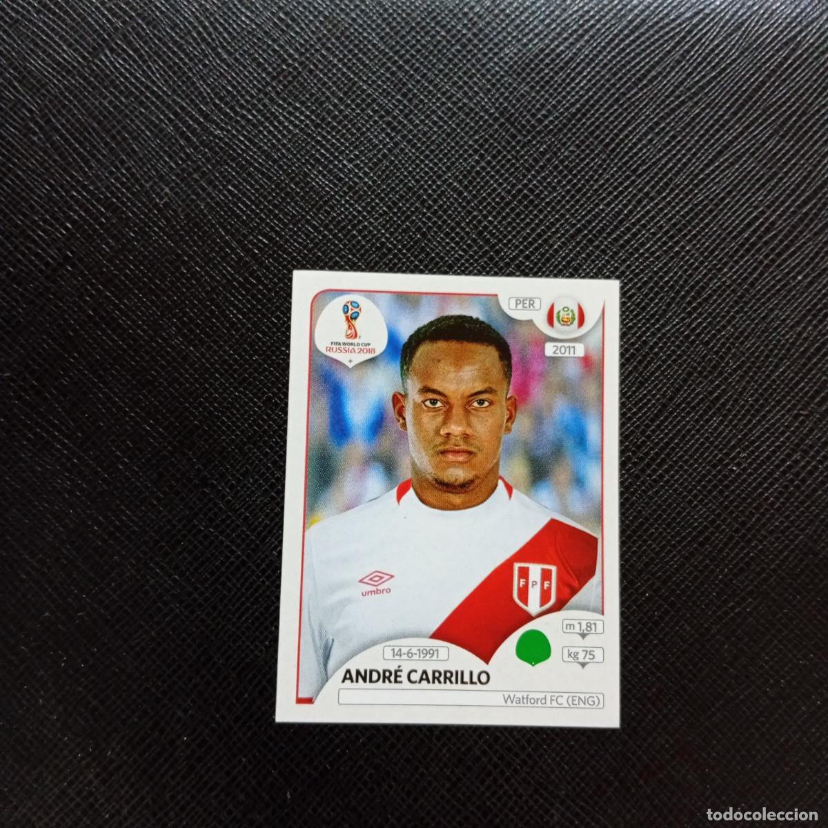 Cromos de Futebol: 251 ANDRE CARRILLO PERU PANINI MUNDIAL RUSIA 2018 CROMO FUTBOL 18 - SIN PEGAR - CJ2