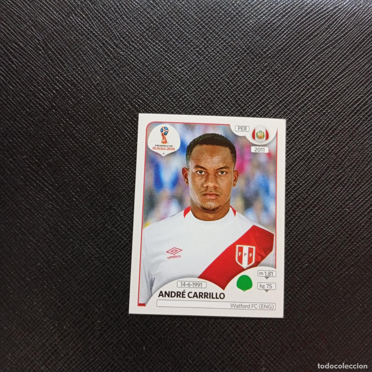 Cromos de Futebol: 251 ANDRE CARRILLO PERU PANINI MUNDIAL RUSIA 2018 CROMO FUTBOL 18 - SIN PEGAR - CJ2