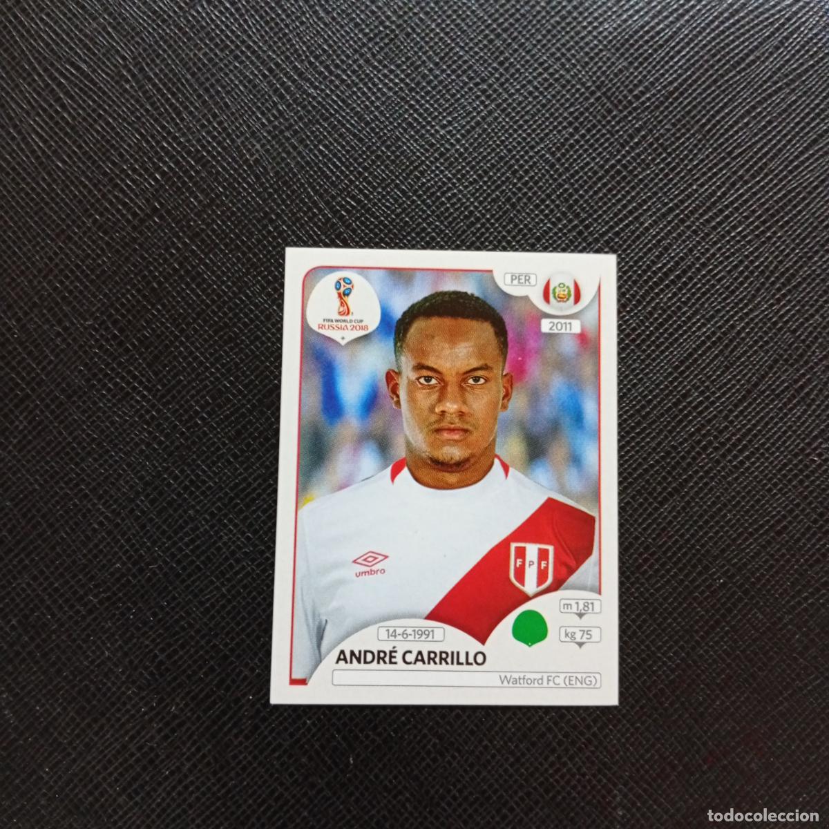 Cromos de Futebol: 251 ANDRE CARRILLO PERU PANINI MUNDIAL RUSIA 2018 CROMO FUTBOL 18 - SIN PEGAR - CJ2 .
