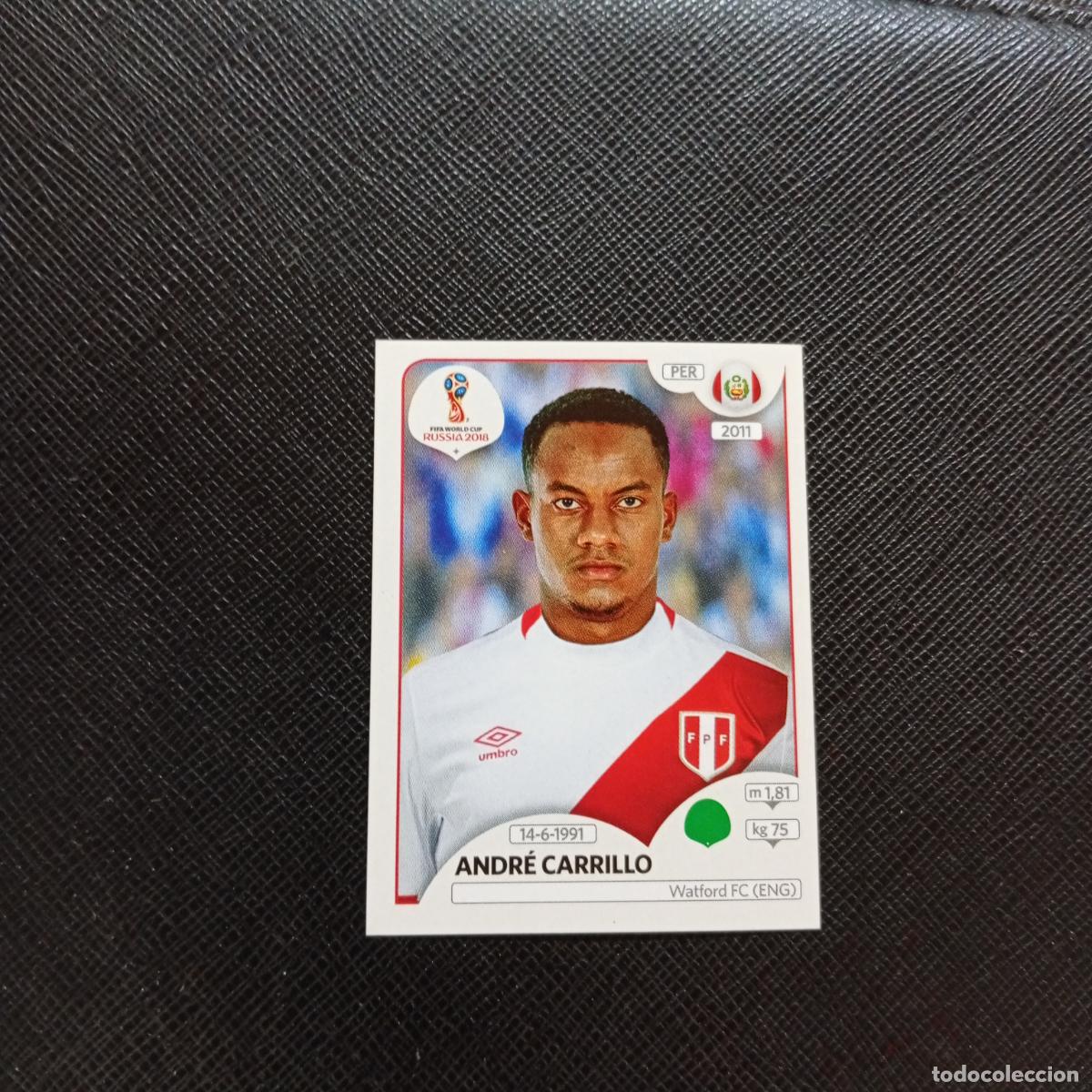 Cromos de Futebol: 251 ANDRE CARRILLO PERU PANINI MUNDIAL RUSIA 2018 CROMO FUTBOL 18 - SIN PEGAR - CJ2 ..