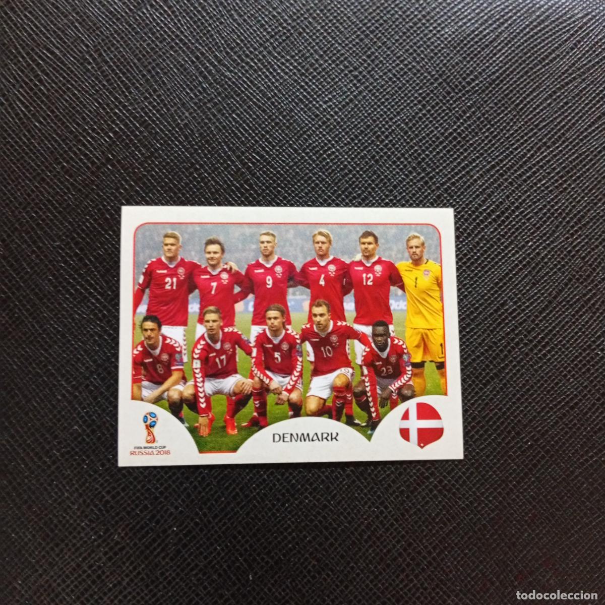 Cromos de Futebol: 253 ALINEACION DINAMARCA PANINI MUNDIAL RUSIA 2018 CROMO FUTBOL 18 - SIN PEGAR - CJ2