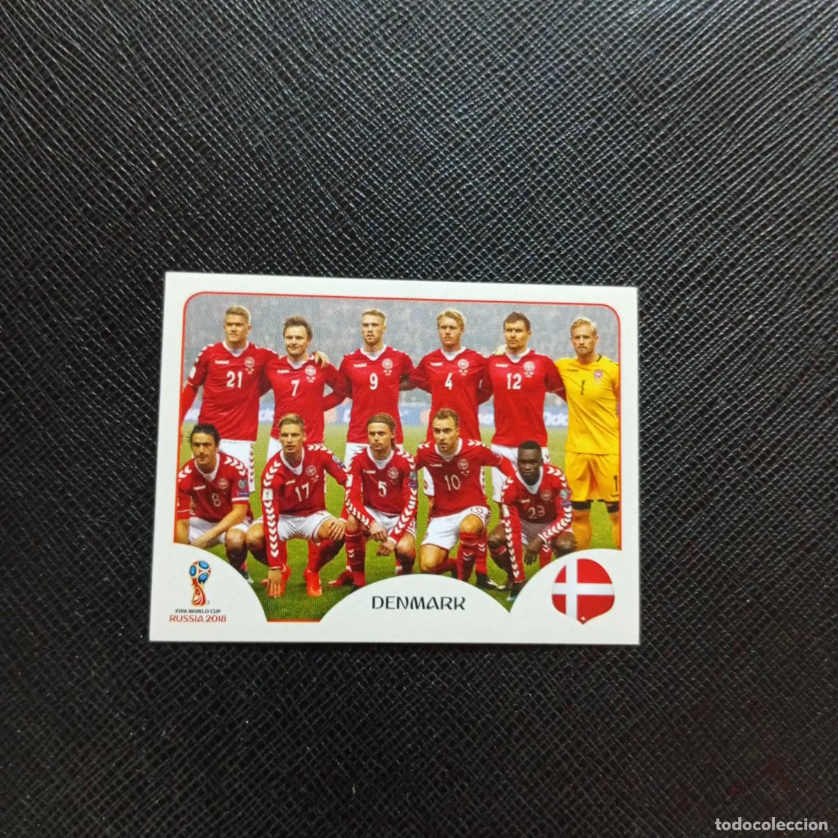 Cromos de Futebol: 253 ALINEACION DINAMARCA PANINI MUNDIAL RUSIA 2018 CROMO FUTBOL 18 - SIN PEGAR - CJ2