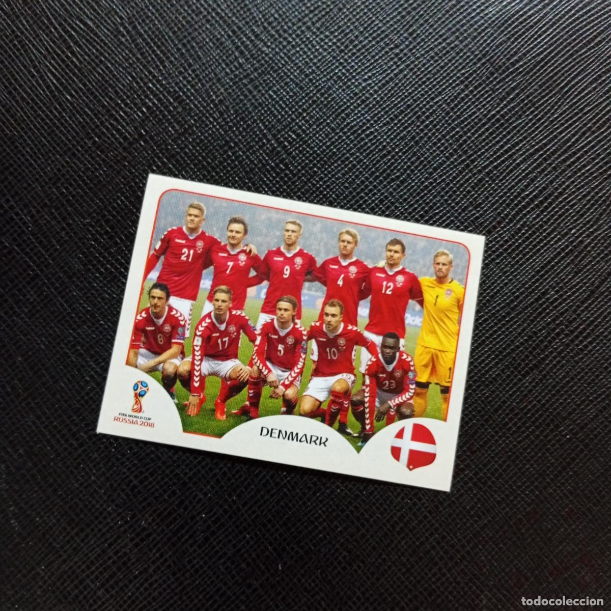 Cromos de Futebol: 253 ALINEACION DINAMARCA PANINI MUNDIAL RUSIA 2018 CROMO FUTBOL 18 - SIN PEGAR - CJ2 .