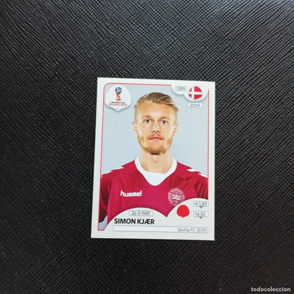Cromos de Futebol: 256 SIMON KJAER DINAMARCA PANINI MUNDIAL RUSIA 2018 CROMO FUTBOL 18 - SIN PEGAR - CJ2