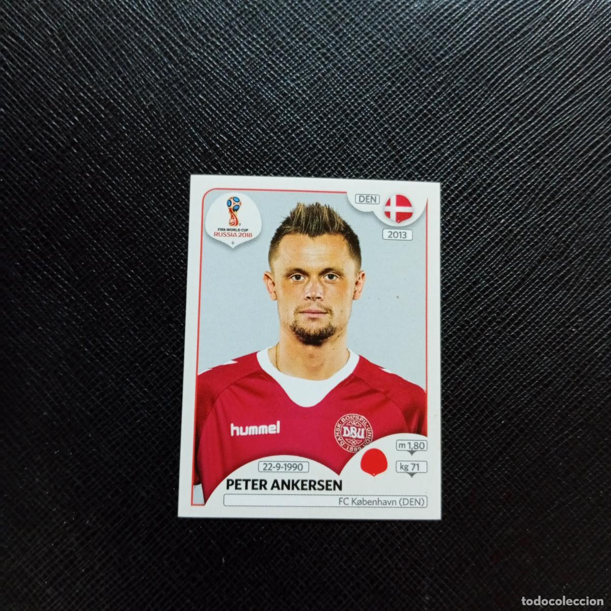Fu&szlig;ball-Sticker: 261 PETER ANKERSEN DINAMARCA PANINI MUNDIAL RUSIA 2018 CROMO FUTBOL 18 - SIN PEGAR - CJ2