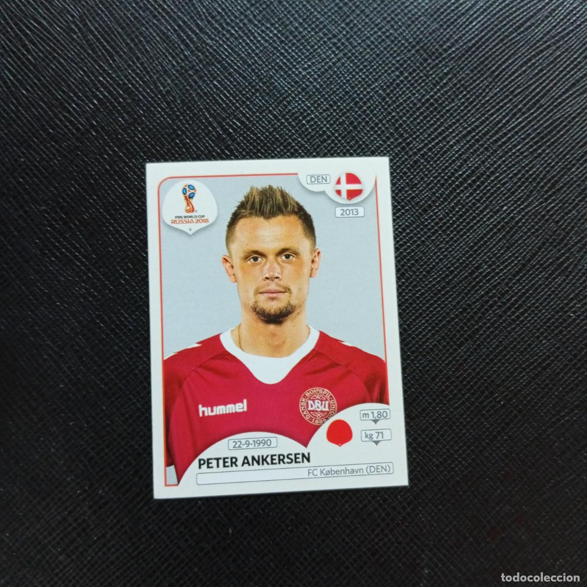 Fu&szlig;ball-Sticker: 261 PETER ANKERSEN DINAMARCA PANINI MUNDIAL RUSIA 2018 CROMO FUTBOL 18 - SIN PEGAR - CJ2