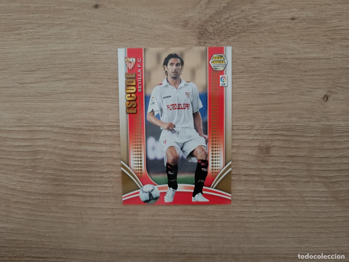 Figurine di Calcio: CROMO DE FUTBOL PANINI ESCUDE 220 SEVILLA MEGACRACKS 2009 2010 09 10 D726