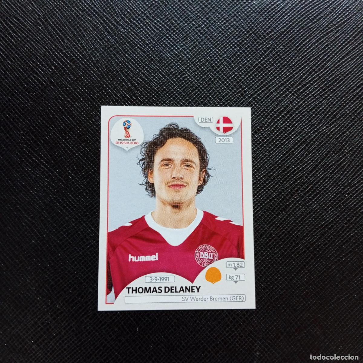 Figurine di Calcio: 264 THOMAS DELANEY DINAMARCA PANINI MUNDIAL RUSIA 2018 CROMO FUTBOL 18 - SIN PEGAR - CJ2