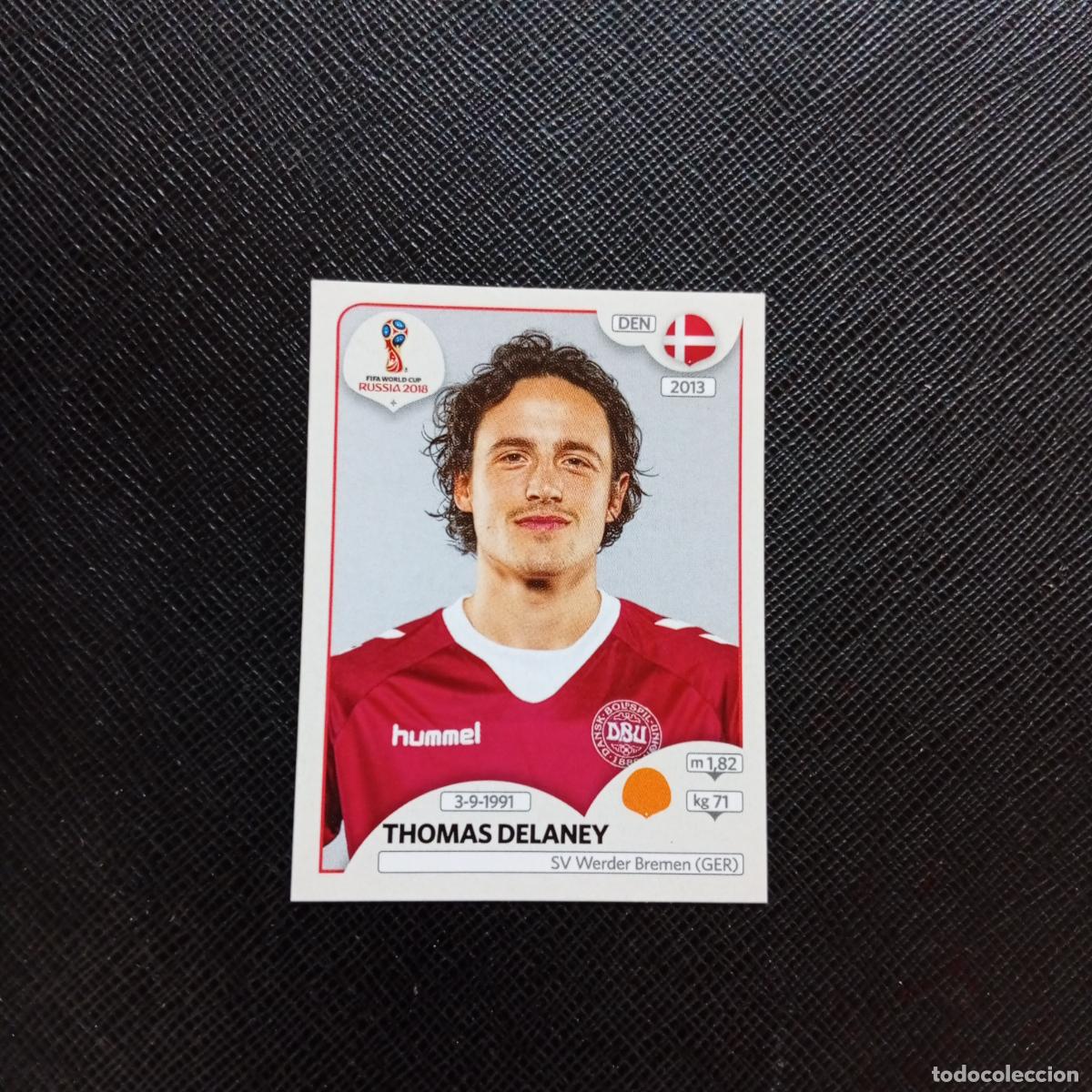 Figurine di Calcio: 264 THOMAS DELANEY DINAMARCA PANINI MUNDIAL RUSIA 2018 CROMO FUTBOL 18 - SIN PEGAR - CJ2 .