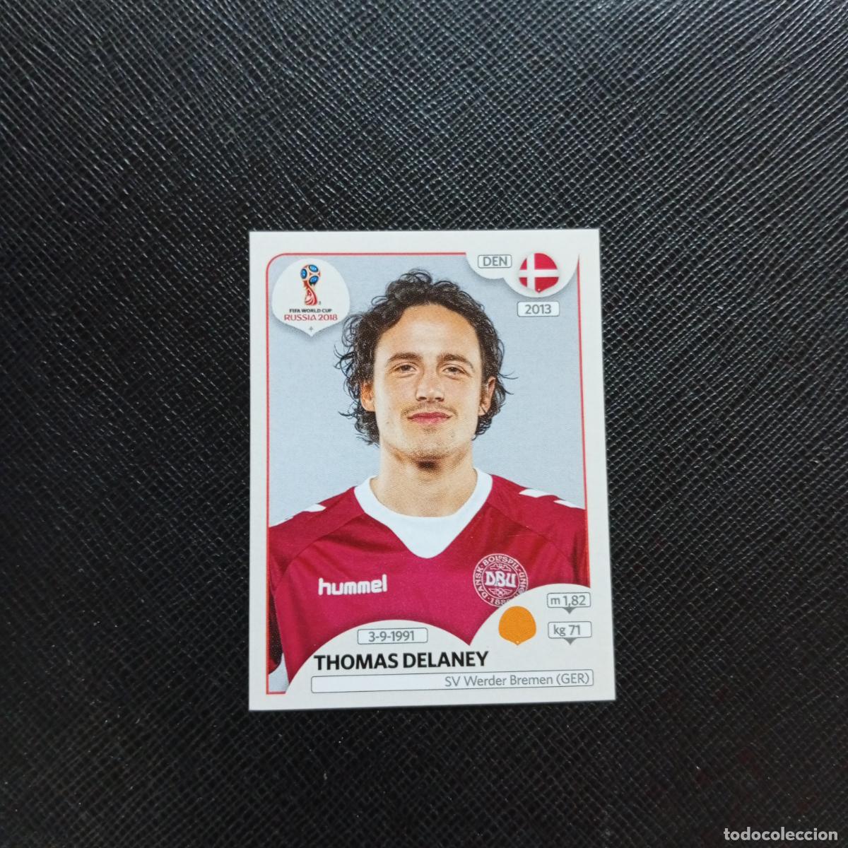 Figurine di Calcio: 264 THOMAS DELANEY DINAMARCA PANINI MUNDIAL RUSIA 2018 CROMO FUTBOL 18 - SIN PEGAR - CJ2 .